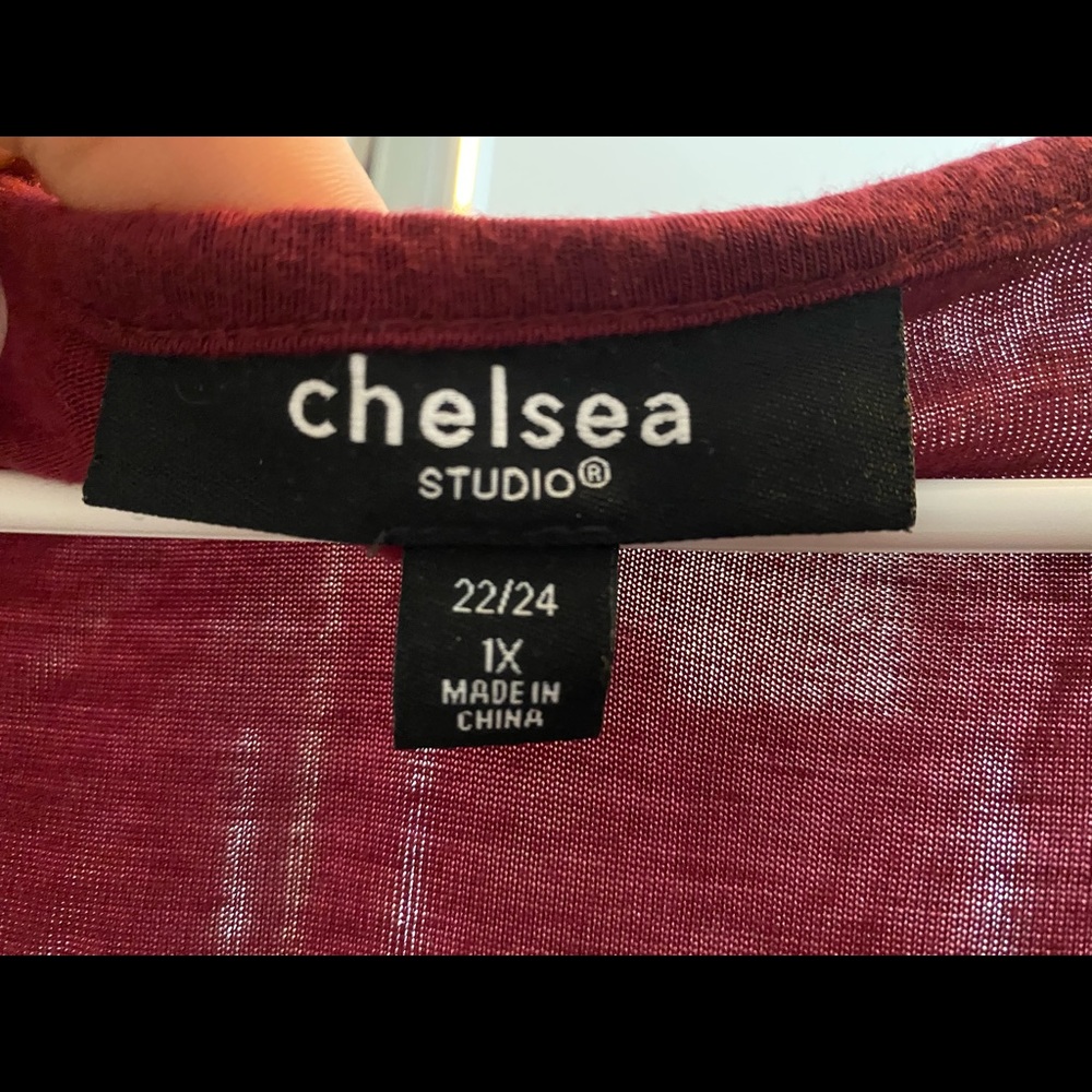 Burgundy Blouse